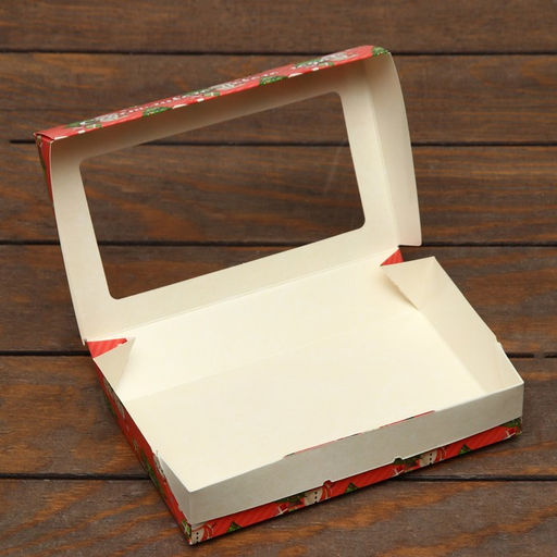 Цена за 20 шт. Коробка складная Снеговичок, розовая, 20 х 12 х 4 см - Simaland фото 8