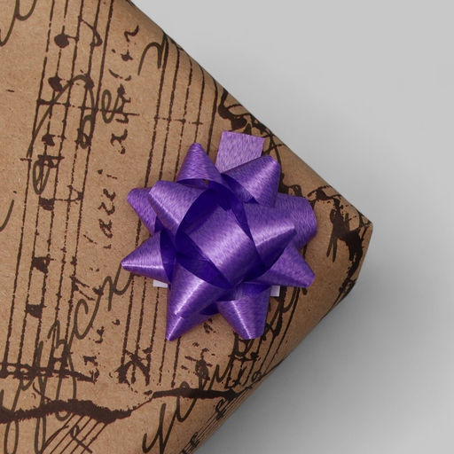 Цена за 8 шт. Бант - звезда №3.5, фасовка 8 шт., МИКС