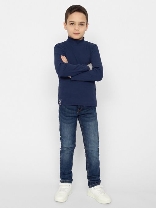 CRB wear/CSKB 63466-41-353 Водолазка для мальчика,темно-синий/Ex.Cherubino  фото 2