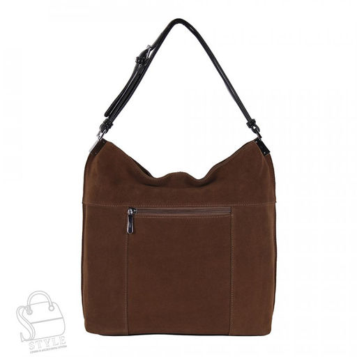 Сумка женская кожаная 99505AA brown Velina Fabbiano-Safenta в Новосибирске