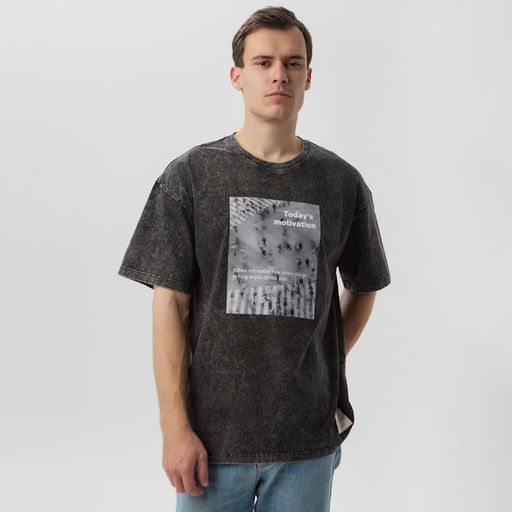 Футболка мужская MIST Motivation, черный, р-р L