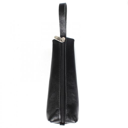 Футляр для ключей Croco-кл-506 (на молнии) натуральная кожа черный матовый (3) 211551