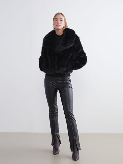 Ceket Yaka Kad?n K?rk Mont