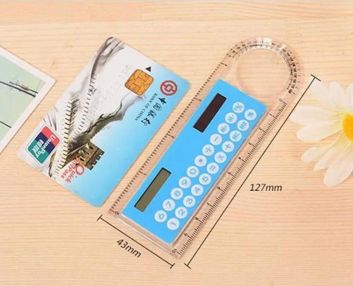 Калькулятор - линейка с лупой, 10см - Aopen фото 4