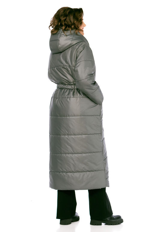 Пальто Diamant 2128 серый фото 2