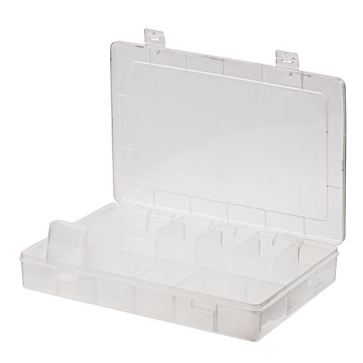Gamma Коробка для шв. принадл. ОМ-064 пластик 19.9 x 13.5 x 3.8 см прозрачная