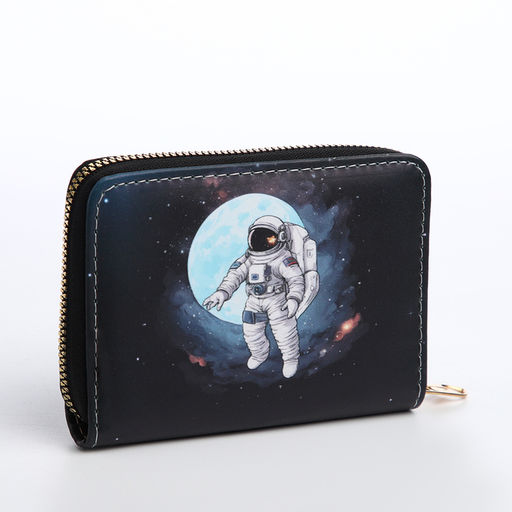 Кошелёк детский на молнии Выбражулька, тёмно-синий