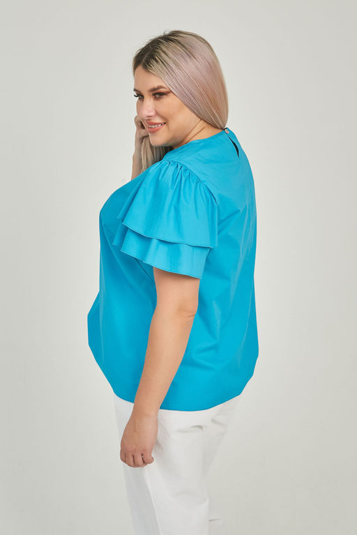 Блуза Luxury Moda 1086 бирюзовый