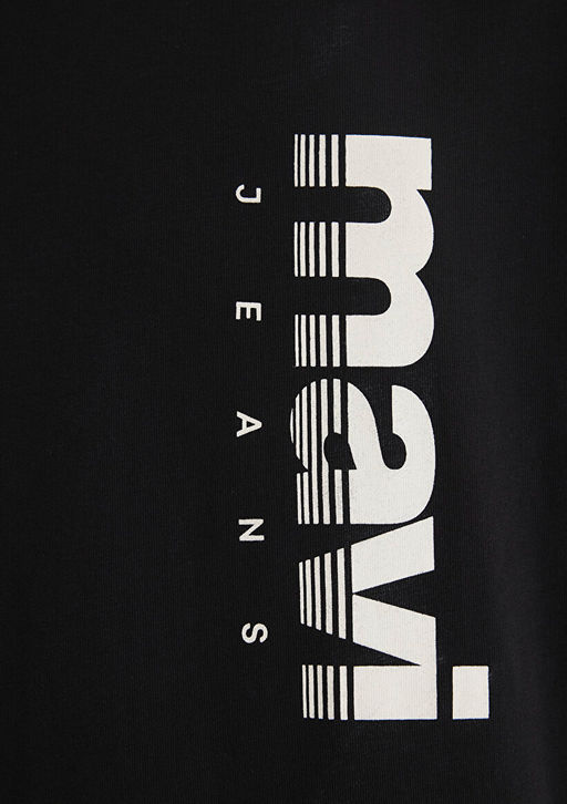 Mavi Jeans Bask?l? Siyah Tisort  фото 6