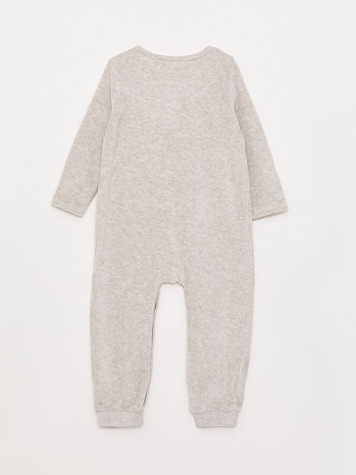 Bisiklet Yaka Uzun Kollu Nak?? Detayl? Erkek Bebek Tulum - Waikiki фото 2