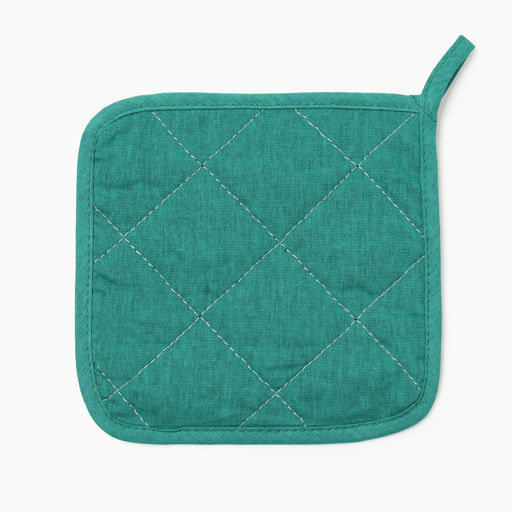 Прихватка Доляна Live is good 17х17 см, 35% хл, 65% пэ, ватин 250 г/м2  фото 3