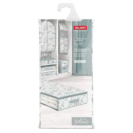 VAL VG-CB-L Кофр для хранения подкроватный, 100*50*15 см, VINTAGE GREY, шт - Valiant фото 35