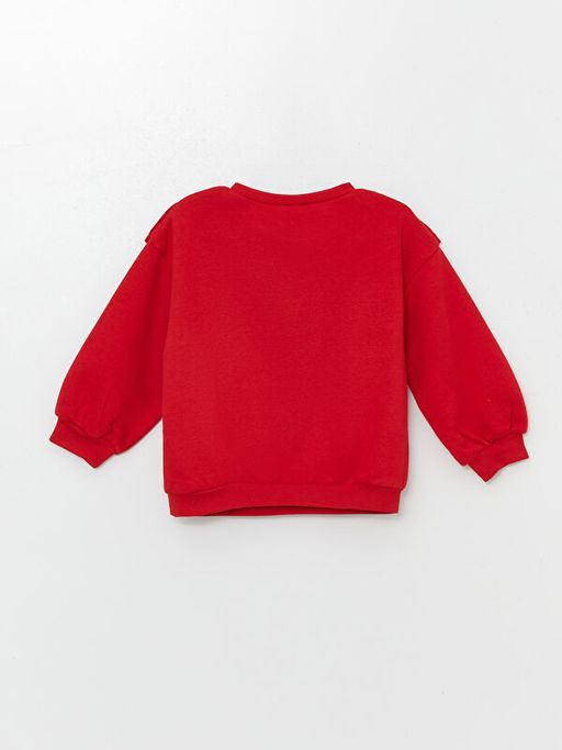 Bisiklet Yaka Uzun Kollu K?z Bebek Sweatshirt - Waikiki фото 2