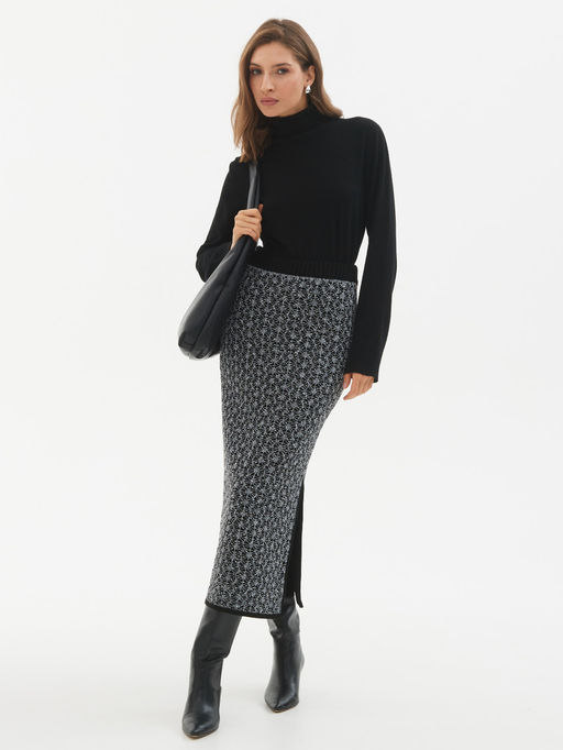 Юбка л1430 голубой - Стим фото 18