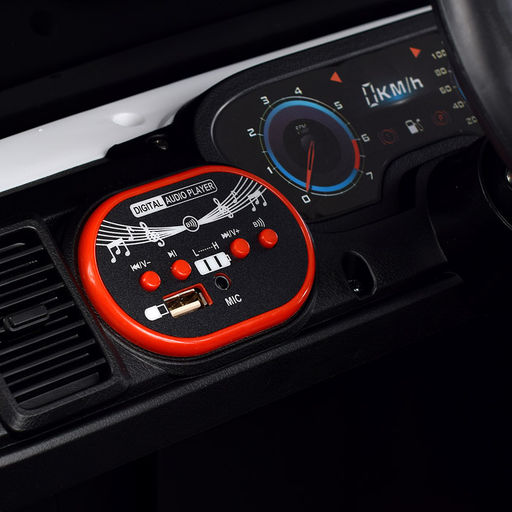 Электромобиль "Профи" на аккумуляторе, с р/у управлением, в коробке (белый)