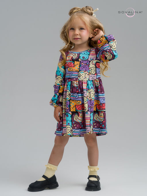 Платье Моана коты в горошек - Sovalina фото 15