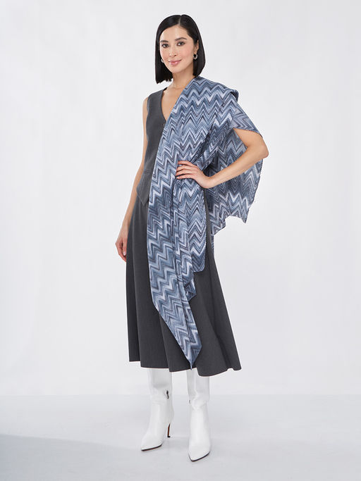 Большой, мягкий, тонкий и очень нежный двусторонний палантин с рисунком - Tantino фото 13