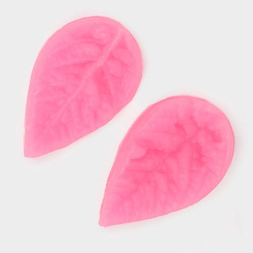 Цена за 3 шт. Молд кондитерский Лист гортензии, силикон, 2 предмета, 4?2.5 см, МИКС - Simaland фото 2