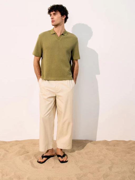 Брюки из хлопка широкого кроя ZR2605042115-61 / Zarina