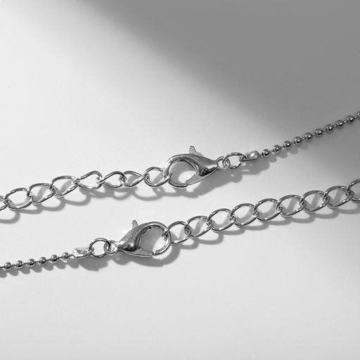 Кулоны парные «Неразлучники. Леденцы», L=40.5 см, набор 2 шт. синие, розовый