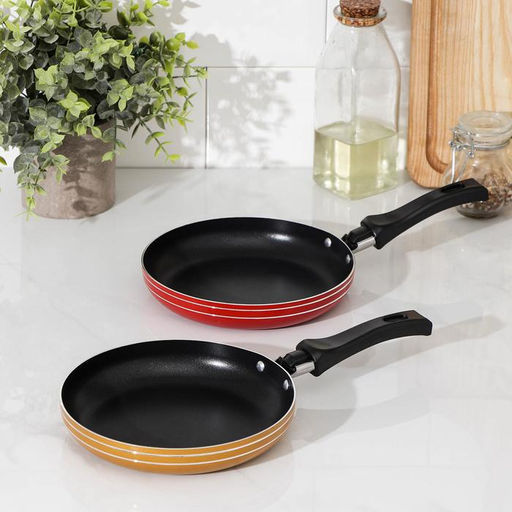 Сковорода Лерой, d=16 см, пластиковая ручка, антипригарное покрытие, алюминий, цвет МИКС - Simaland фото 5