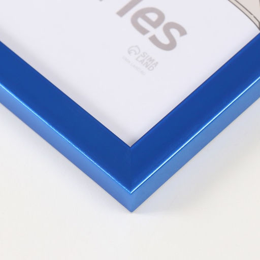 Фоторамка пластик "Формат" 21х30 см, синий металлик (пластик)