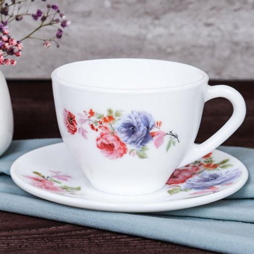 Чайный набор 12 предметов 220 мл картон / GB220/GD55-6A (7027) /уп 8/ Синяя роза - Галеонтрейд фото 3