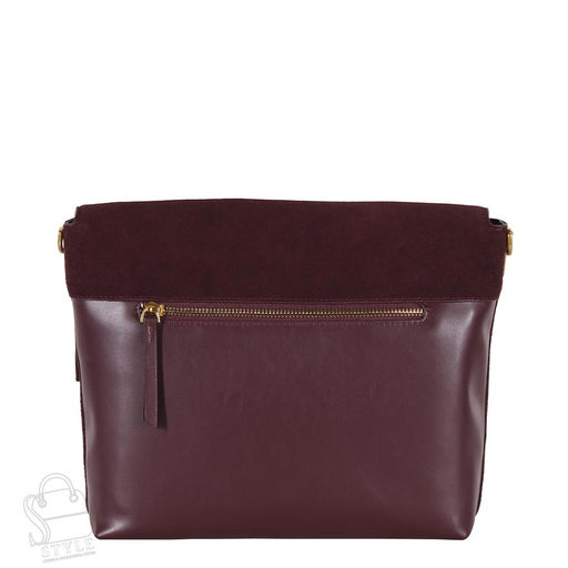 Сумка женская кожаная 5798BDAA wine red Baidou в Новосибирске