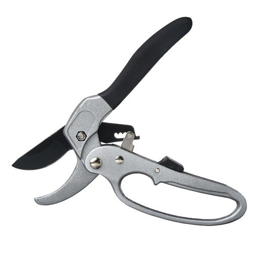 Секатор контактный, 8 (20 см), с храповым механизмом, металлические ручки, Greengo  фото 10