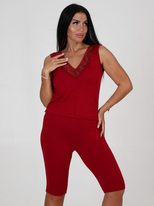 411 ПИЖАМА БРИДЖИ (Бордо) - А-дина фото 8