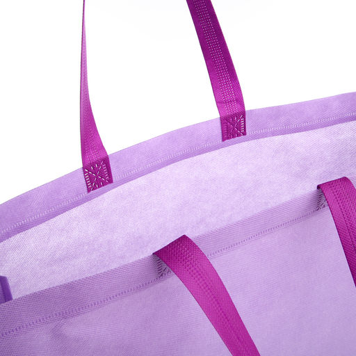 Сумка пляжная без застёжки, цвет сиреневый - Simaland фото 3