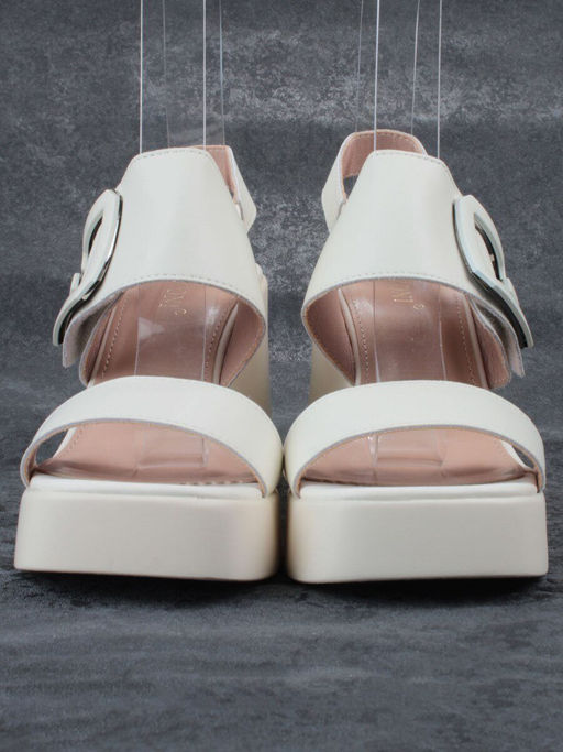 08-PEY330-3 LT. BEIGE Босоножки женские (натуральная кожа) - Фабричный китай фото 7