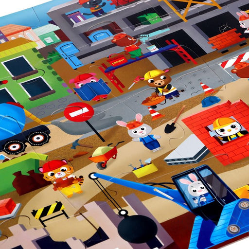 Напольный пазл Большая стройка - Puzzle time фото 3