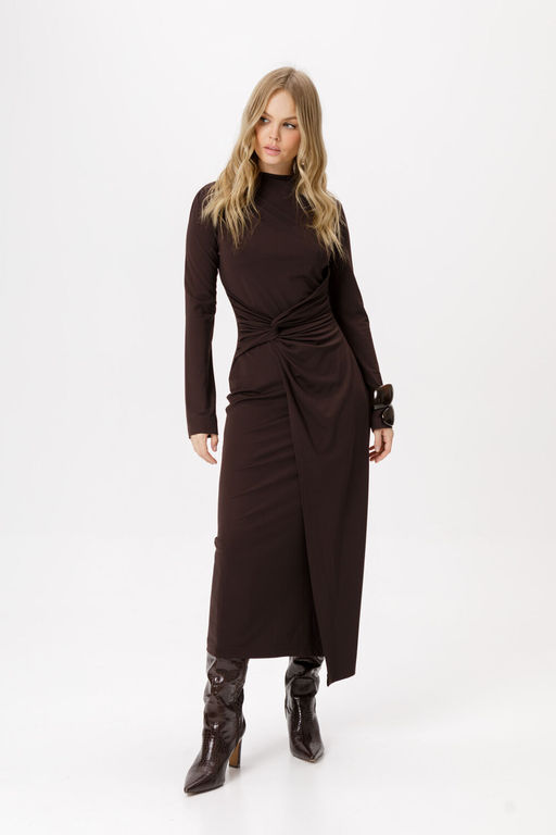 Платье Pirs 6240 коричневый  фото 5