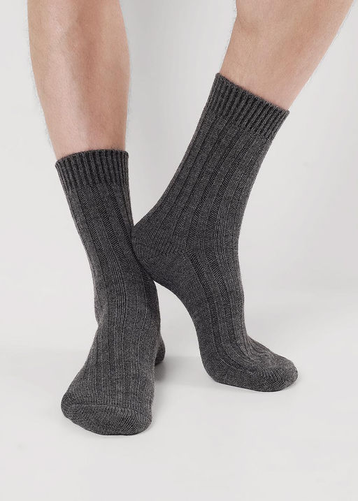 (CLE) Ш104 носки муж. акрил зима (ЧЗ)