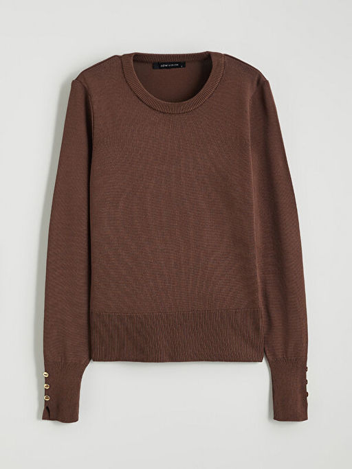 Bisiklet Yaka Kad?n Triko Kazak