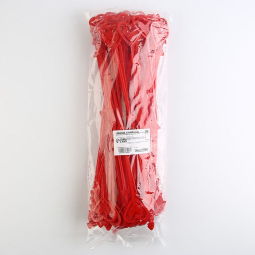 Цена за 80 шт. Держатель для открытки букет Красный, 34см - Дарите счастье фото 6