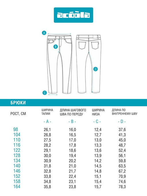 ACOOLA / Брюки джинсовые детские для девочек Ego черный  фото 5