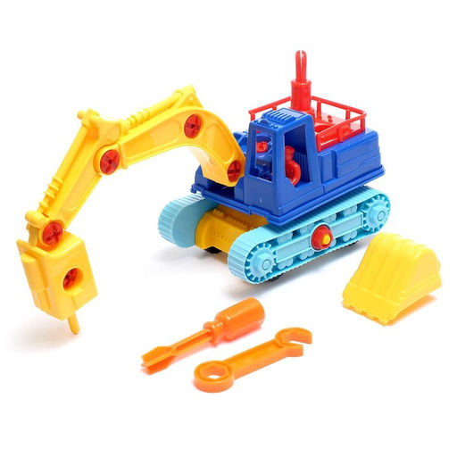 Конструктор Машина Экскаватор, 33 детали, МИКС - Simaland фото 10
