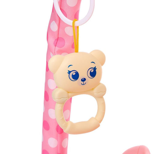 Музыкальный развивающий коврик с пианино, русская озвучка, свет, цвет розовый - Zabiaka фото 4