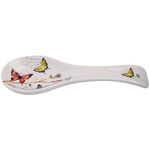 60117 Подставка для ложки 22,3см Бабочки в саду доломит LR (х72) - Mayer&boch фото 3
