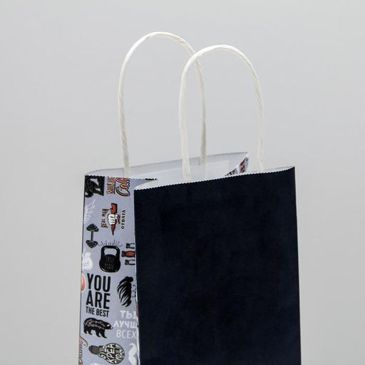 Пакет подарочный крафтовый Крутой, 12 21 9 см - Дарите счастье фото 3