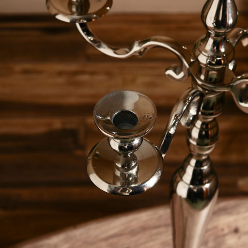 Подсвечник «Сиден», на 5 свечей, 27×41×80 см, алюминий