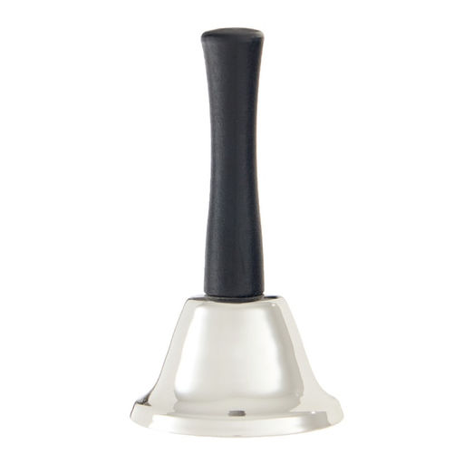 Колокольчик металл, звонок настольный "Shine"В ПАКЕТЕ 12 х 6.5 см, серебряный