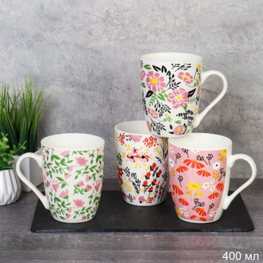 Кружка Цветы/ G913 /уп 72/ - Галеонтрейд фото 6