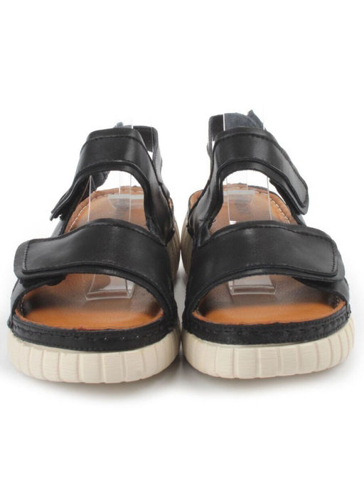 08-PED175-2 BLACK Босоножки женские (натуральная кожа)