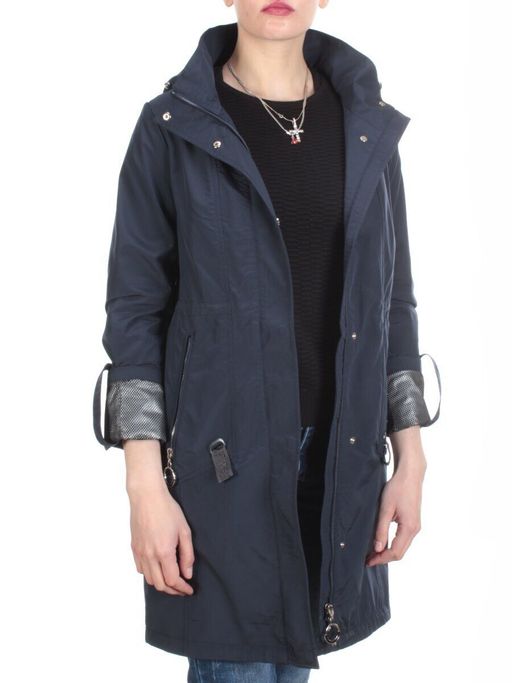 F2089 DARK BLUE Ветровка женская MARIA (65% хлопок, 35% полиэстер) - Фабричный китай фото 6