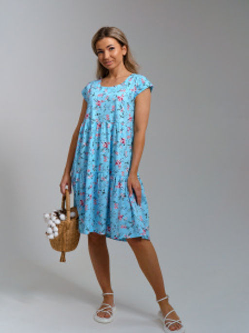 875 Платье "Голубой"