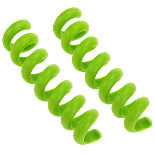 Держатель для кабеля 2 штуки 9,5х2,4см, силиконовый, Спираль, в блистере (Китай)