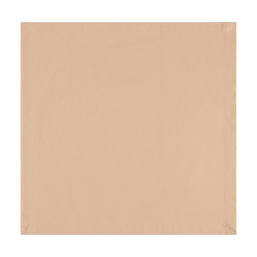 Набор салфеток с декоративными кольцами «Этель» Beige pleasure, 40×40 см - 4 шт., 100% хлопок, саржа 190 г/м²